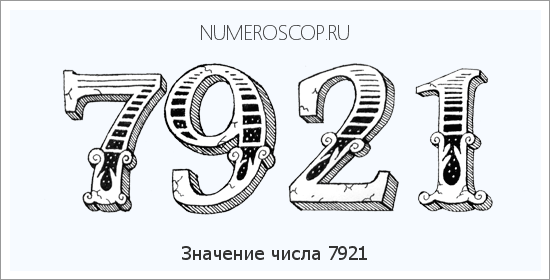 Расшифровка значения числа 7921 по цифрам в нумерологии
