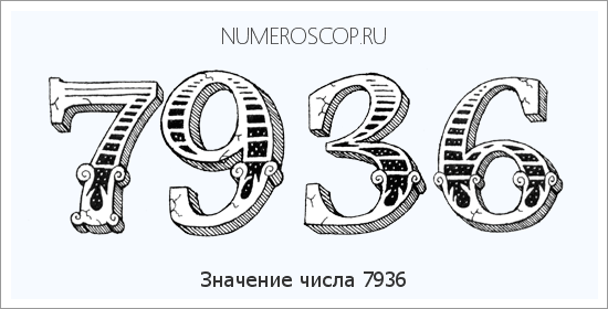 Расшифровка значения числа 7936 по цифрам в нумерологии