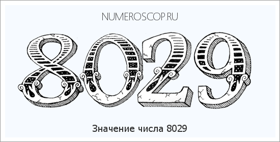 Расшифровка значения числа 8029 по цифрам в нумерологии