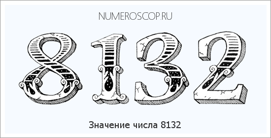 Расшифровка значения числа 8132 по цифрам в нумерологии
