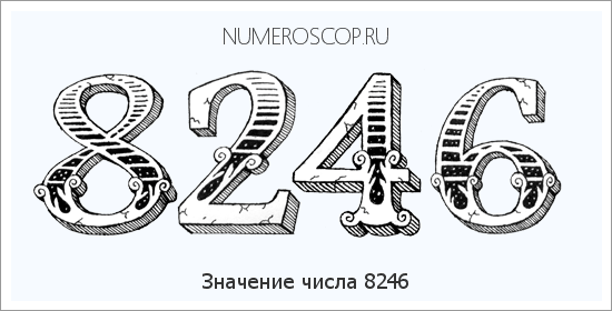 Расшифровка значения числа 8246 по цифрам в нумерологии