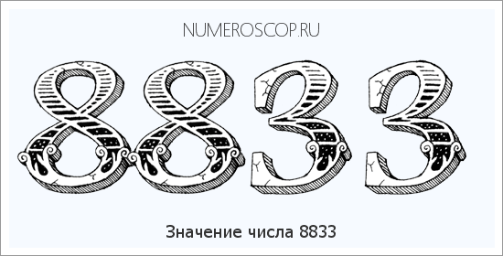 Расшифровка значения числа 8833 по цифрам в нумерологии