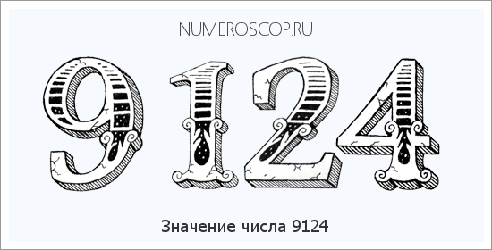 Расшифровка значения числа 9124 по цифрам в нумерологии