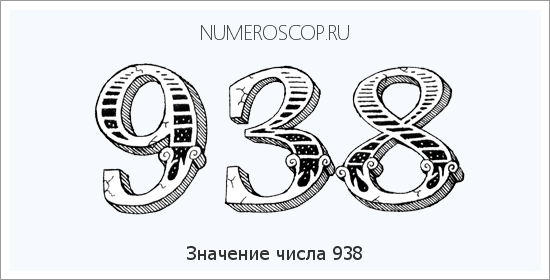 Расшифровка значения числа 938 по цифрам в нумерологии