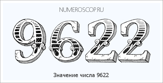 Расшифровка значения числа 9622 по цифрам в нумерологии