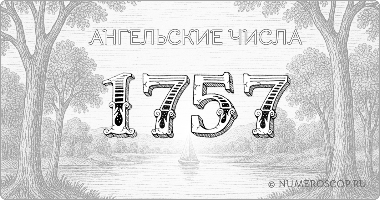 Ангельское число 1757