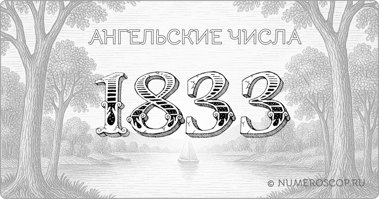 Ангельское число 1833