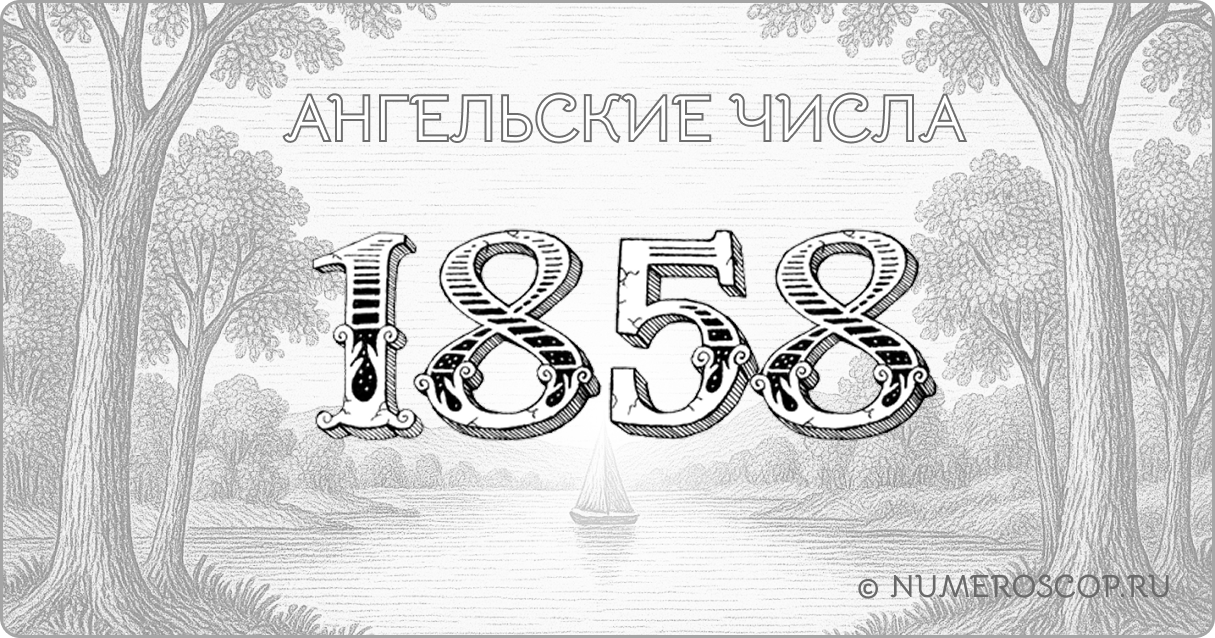 Ангельское число 1858