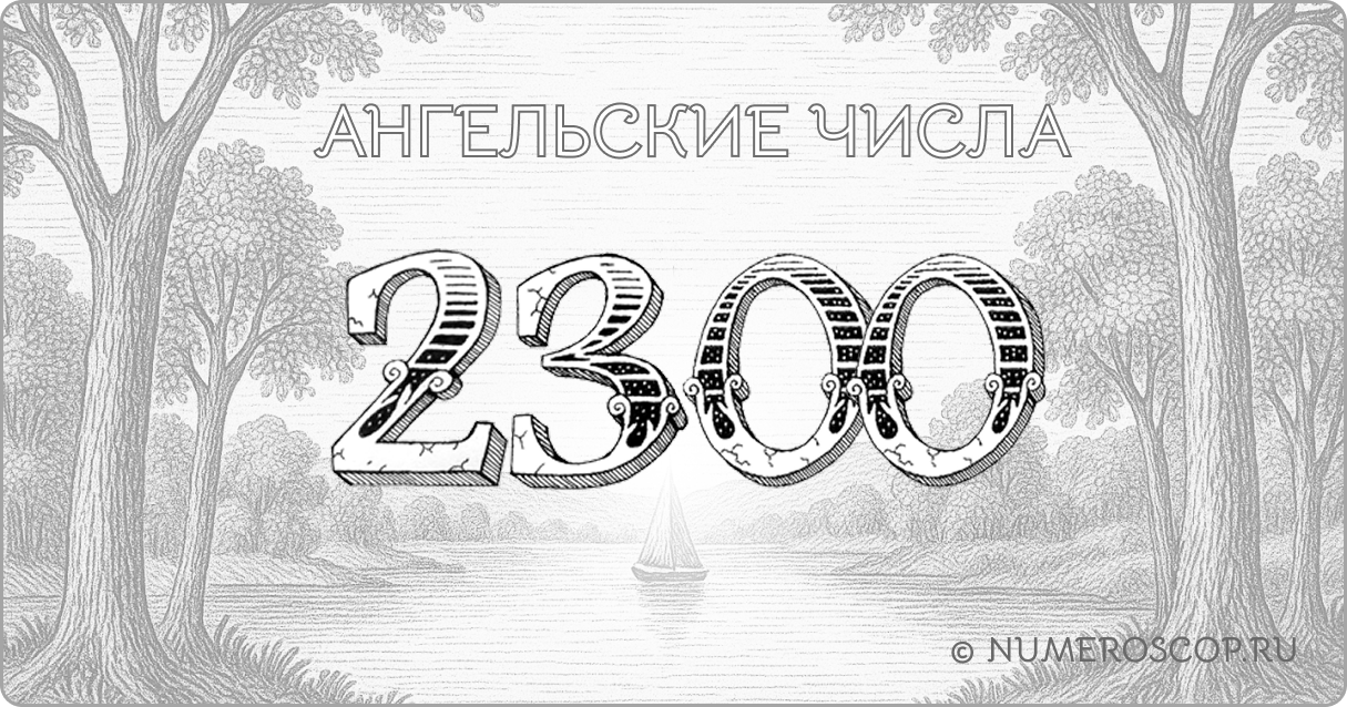 Ангельское число 2300
